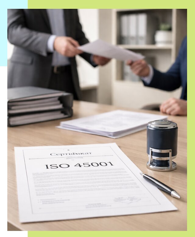 Сертификат ISO 45001 в Нягани под ключ от 45837 р. | Сертэкс